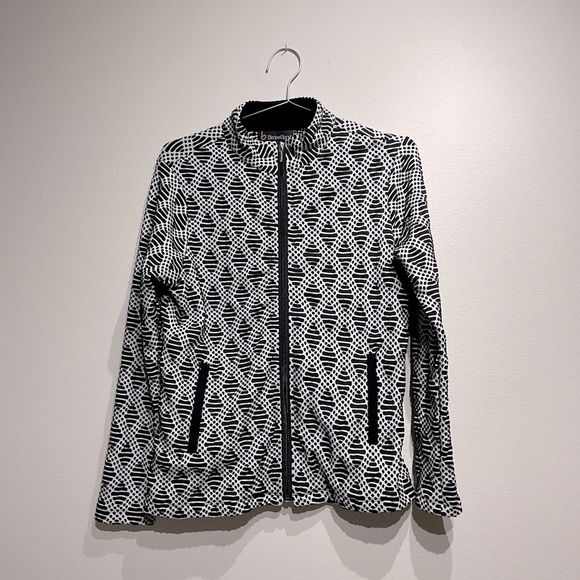 Birdeesport Runners Jacket Size M. Spandex With Pockets Like New -Gym Jacket - Picture 2 of 7